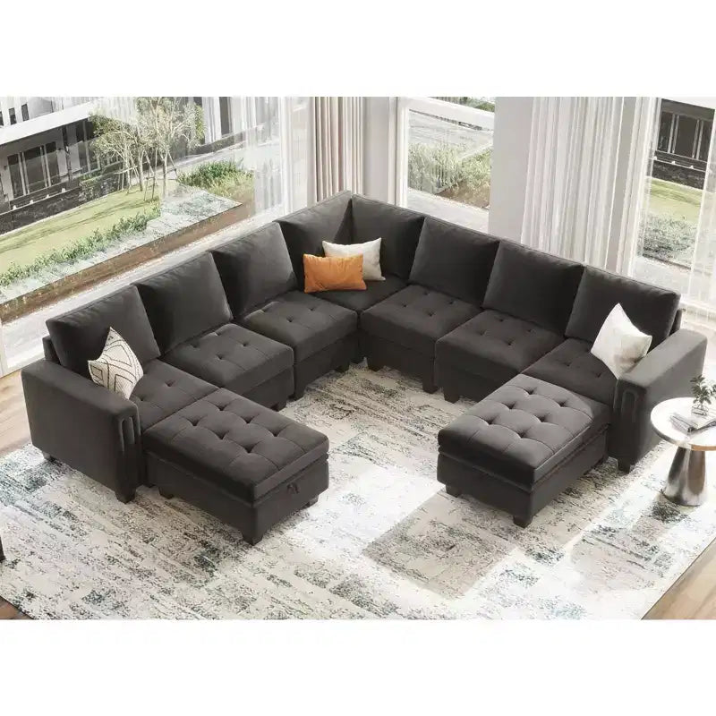 Poltroncina monoposto senza braccioli trapuntata in velluto nero / blu / verde / grigio, 1 posto
