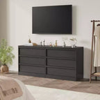 Cassettiera a 3 cassetti, Nero/Naturale/Bianco, Senza maniglie, Monoutente – 75 cm L x 40 cm P x 77,5 cm H