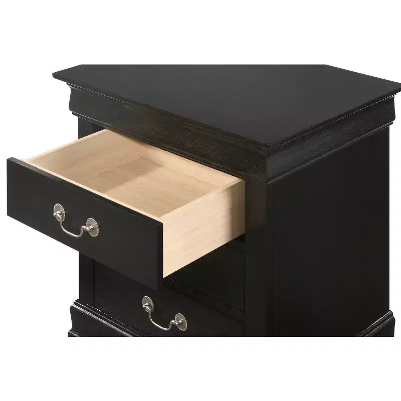 Comodino Rettangolare in Legno, Multicolore, 1 Pezzo, per Adulti
