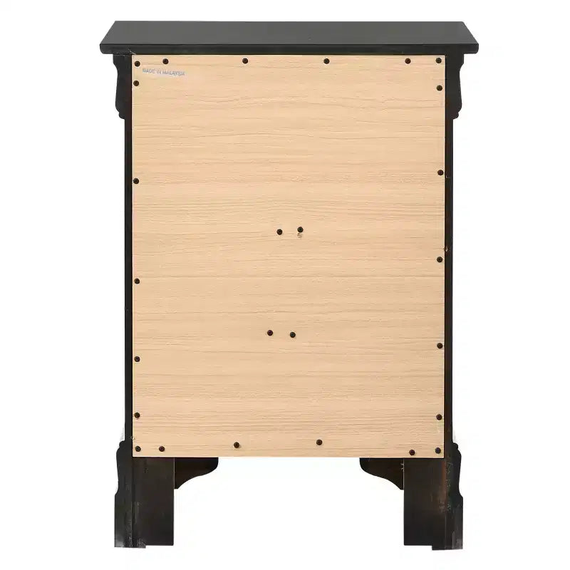 Comodino Rettangolare in Legno, Multicolore, 1 Pezzo, per Adulti