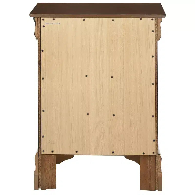 Comodino Rettangolare in Legno, Multicolore, 1 Pezzo, per Adulti