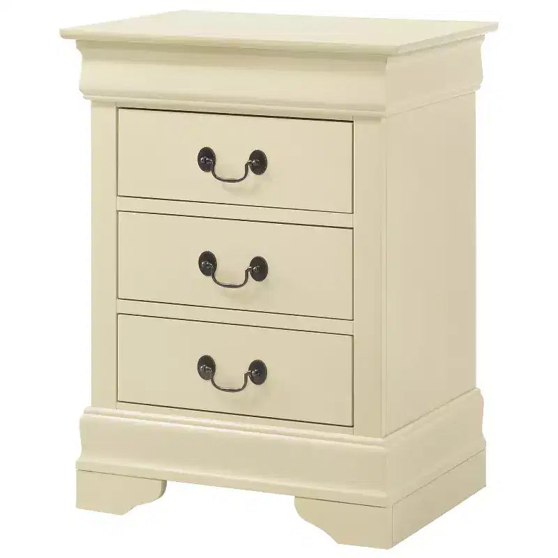 Comodino Rettangolare in Legno, Multicolore, 1 Pezzo, per Adulti