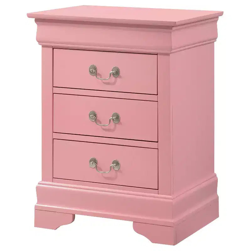 Comodino Rettangolare in Legno, Multicolore, 1 Pezzo, per Adulti
