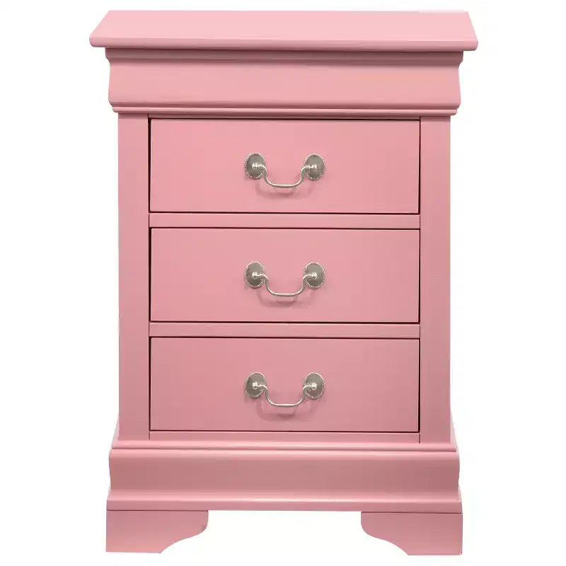 Comodino Rettangolare in Legno, Multicolore, 1 Pezzo, per Adulti