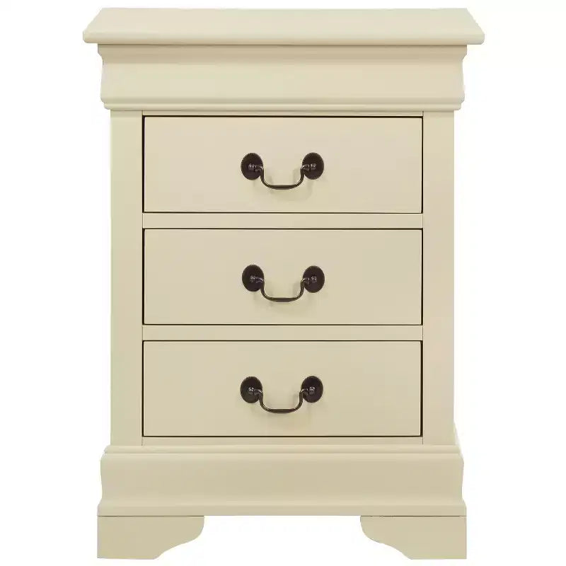 Comodino Rettangolare in Legno, Multicolore, 1 Pezzo, per Adulti
