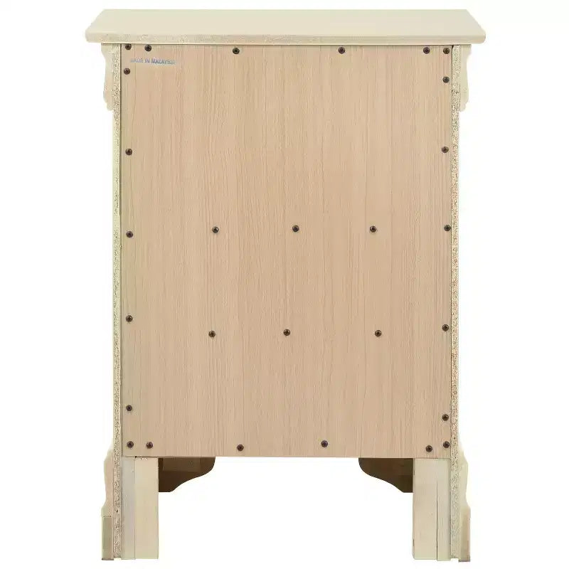 Comodino Rettangolare in Legno, Multicolore, 1 Pezzo, per Adulti