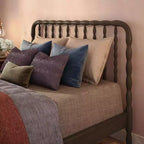 Letto matrimoniale in legno naturale, singolo
