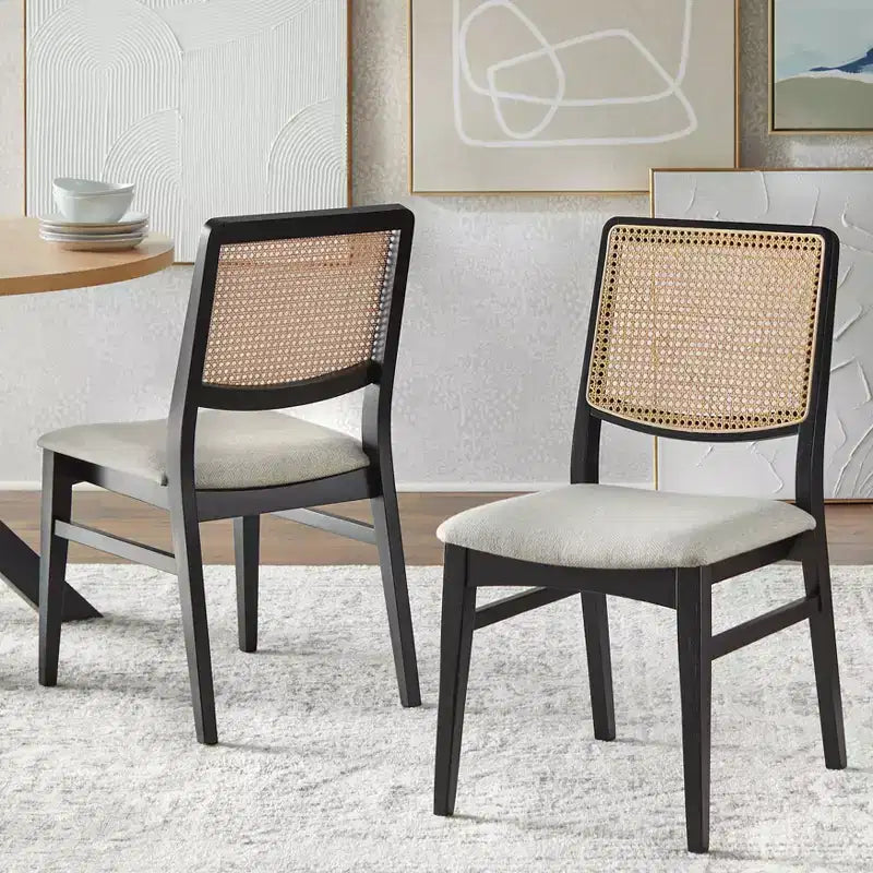 Set da pranzo rotondo con piedistallo, nero e grigio, 4 posti, 5 pezzi