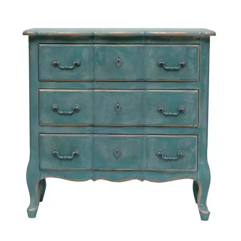 Storied Home 31" Tall Decorative Dresser Cabinet Blue