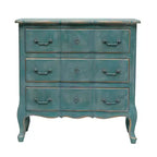 Storied Home 31" Tall Decorative Dresser Cabinet Blue
