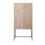 Credenza con ante e cassetti in canna d'India, 2 ante e 2 cassetti, singola