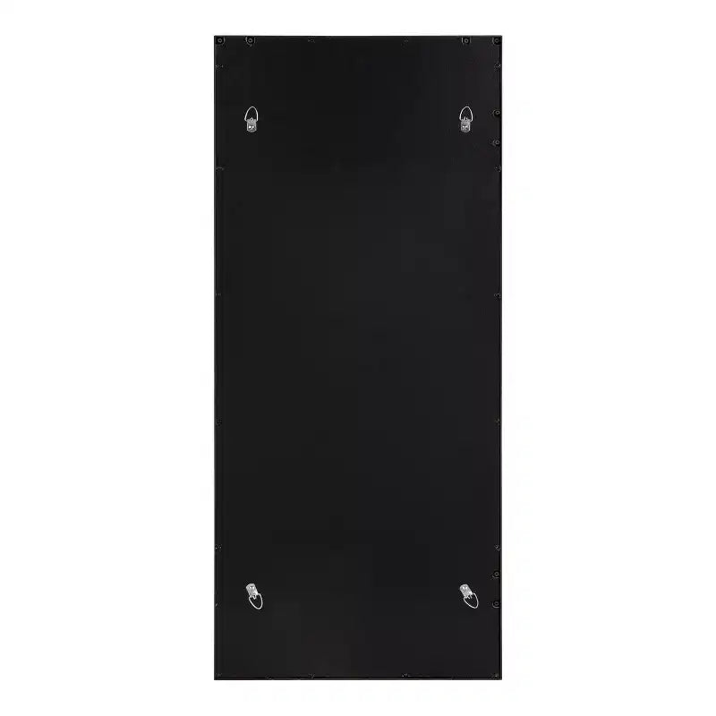 Specchio da parete rettangolare incorniciato nero/marrone/bianco, singolo, 13x30 pollici