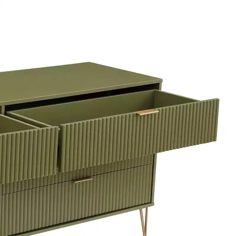Cassettiera doppia a 6 cassetti bianca/grigia