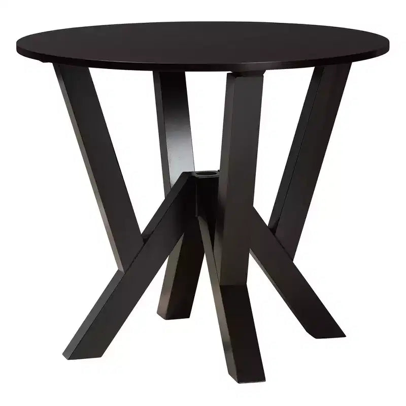 Set da pranzo moderno 5 pezzi per 4 persone Grigio/Marrone scuro o Sabbia/Marrone scuro